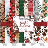 NEW Fabrika Decoru Bright Christmas 8x8 Pad -FDSP-02123