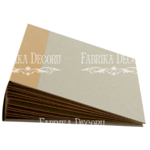 NEW Fabrika Decoru 20cm x 20cm Blank Album for Scrapbooking - Kraft