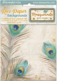 NEW Stamperia A6 Decoupage Masquerade 8 Backgrounds  DFSAK6036