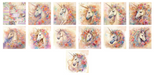 NEW Crafters Companion 8 x 8 Velum Scrapbooking Paper Pad Majestic Unicorn 24pc