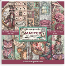 NEW Stamperia Master of Magic 8" x 8" Paper Pad SBBS122