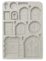 NEW  Stamperia Silicone Mould A5 Hidden Grove Door and Window- KACMA576 Pre-order