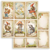 NEW Stamperia Hidden Grove 6 Cards Double Face Paper 30 x 30 SBB1057 Pre-order