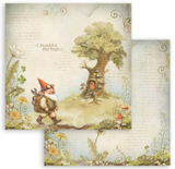 NEW Stamperia Hidden Grove 12" x 12" Paper Pad - SBBL168 Pre-order