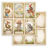 NEW Stamperia Hidden Grove 12" x 12" Paper Pad - SBBL168 Pre-order