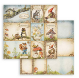 NEW Stamperia Hidden Grove 12" x 12" Paper Pad - SBBL168 Pre-order