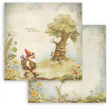 NEW Stamperia Hidden Grove 8" x 8" Paper Pad SBBS124 Pre-order