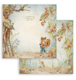 NEW Stamperia Hidden Grove 8" x 8" Paper Pad SBBS124 Pre-order