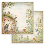 NEW Stamperia Hidden Grove 8" x 8" Paper Pad SBBS124 Pre-order