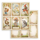 NEW Stamperia Hidden Grove 8" x 8" Paper Pad SBBS124 Pre-order