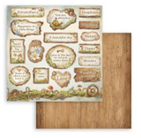 NEW Stamperia Hidden Grove 8" x 8" Paper Pad SBBS124 Pre-order