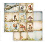 NEW Stamperia Hidden Grove 8" x 8" Paper Pad SBBS124 Pre-order