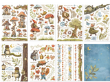 NEW Stamperia Hidden Grove Washi Pad- SBW17 Pre-order