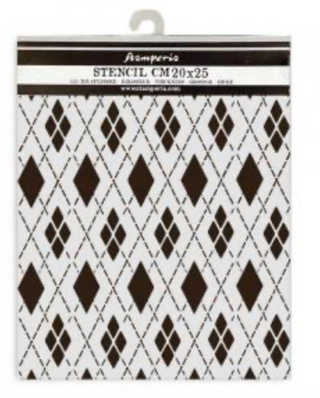 Stamperia Stencil - Thick Stencil -20 x25cm Master of Magic  KSTD176