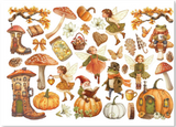 Stamperia Whispering Woods Ephemera- DFLCT68