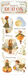 Stamperia Whispering Woods Fairy Rub On DFLRB185
