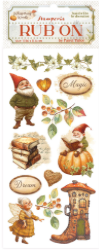 Stamperia Whispering Woods Gnome Rub On DFLRB186