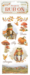 Stamperia Whispering Woods Mr. Frog Rub On DFLRB187