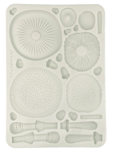 Stamperia Silicone Mould A5 Whispering Woods 3D Mushrooms KACMA588