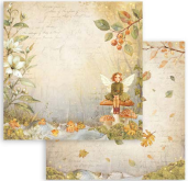 Stamperia Whispering Woods Fairy Double Face Paper 30 x 30 SBB1095