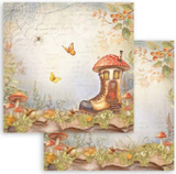 Stamperia Whispering Woods 8" x 8" Paper Pad SBBS131