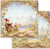 Stamperia Whispering Woods 8" x 8" Paper Pad SBBS131