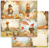 Stamperia Whispering Woods 8" x 8" Paper Pad SBBS131