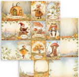 Stamperia Whispering Woods 8" x 8" Paper Pad SBBS131