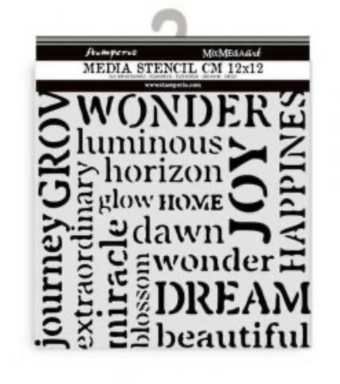 Stamperia Stencil - 12 x 12 cm  Hidden Grove  KSTDS32