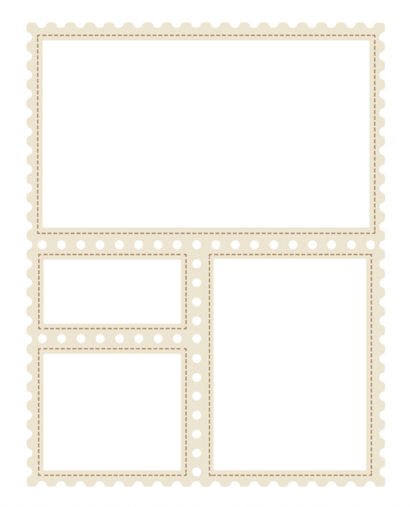 Prism Postmark Frames Die set