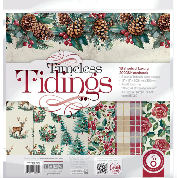 Tonic Studios Art Pad - Timeless Tidings 12
