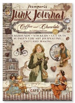NEW Stamperia Coffee and Chocolate Junk Journal SBJK06 Pre-Order
