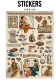 NEW Stamperia Coffee and Chocolate Junk Journal SBJK06 Pre-Order