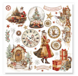 NEW Stamperia Gear up for Christmas Rub On Kit DFLRBX03