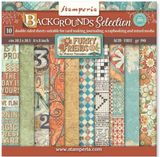 NEW Stamperia Furry Friends Backgrounds 8" x 8" Paper Pad SBBS133