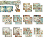 NEW Stamperia Furry Friends 12" x 12" Paper Pad - SBBL176