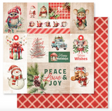 NEW Paper Rose Woodland Christmas 12x12 Paper Collection