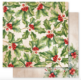 NEW Paper Rose Woodland Christmas 12x12 Paper Collection