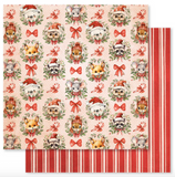 NEW Paper Rose Woodland Christmas 12x12 Paper Collection