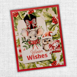 NEW Paper Rose Woodland Christmas 12x12 Paper Collection