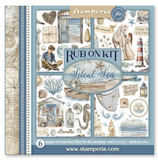 NEW Stamperia Silent Sea Rub On Kit DFLRBX03