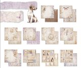 NEW Stamperia Quiet Days  8" x 8" Paper Pad SBBS134