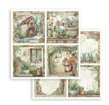 NEW Stamperia Herbarium Silvae 12" x 12" Paper Pad - SBBL179