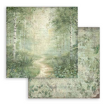 NEW Stamperia Herbarium Silvae Background Pad 12" x 12" Paper Pad - SBBL180
