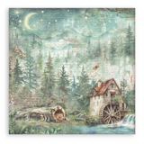 NEW Stamperia Herbarium Silvae  8x8 Pad (22 Single Sided Sheets) SBBSXB20