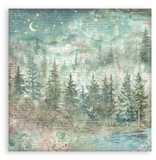 NEW Stamperia Herbarium Silvae  8x8 Pad (22 Single Sided Sheets) SBBSXB20