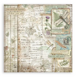 NEW Stamperia Herbarium Silvae  8x8 Pad (22 Single Sided Sheets) SBBSXB20