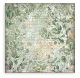 NEW Stamperia Herbarium Silvae  8x8 Pad (22 Single Sided Sheets) SBBSXB20
