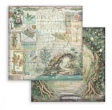 NEW Stamperia Herbarium Silvae 8" x 8" Paper Pad SBBS135