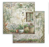 NEW Stamperia Herbarium Silvae 8" x 8" Paper Pad SBBS135